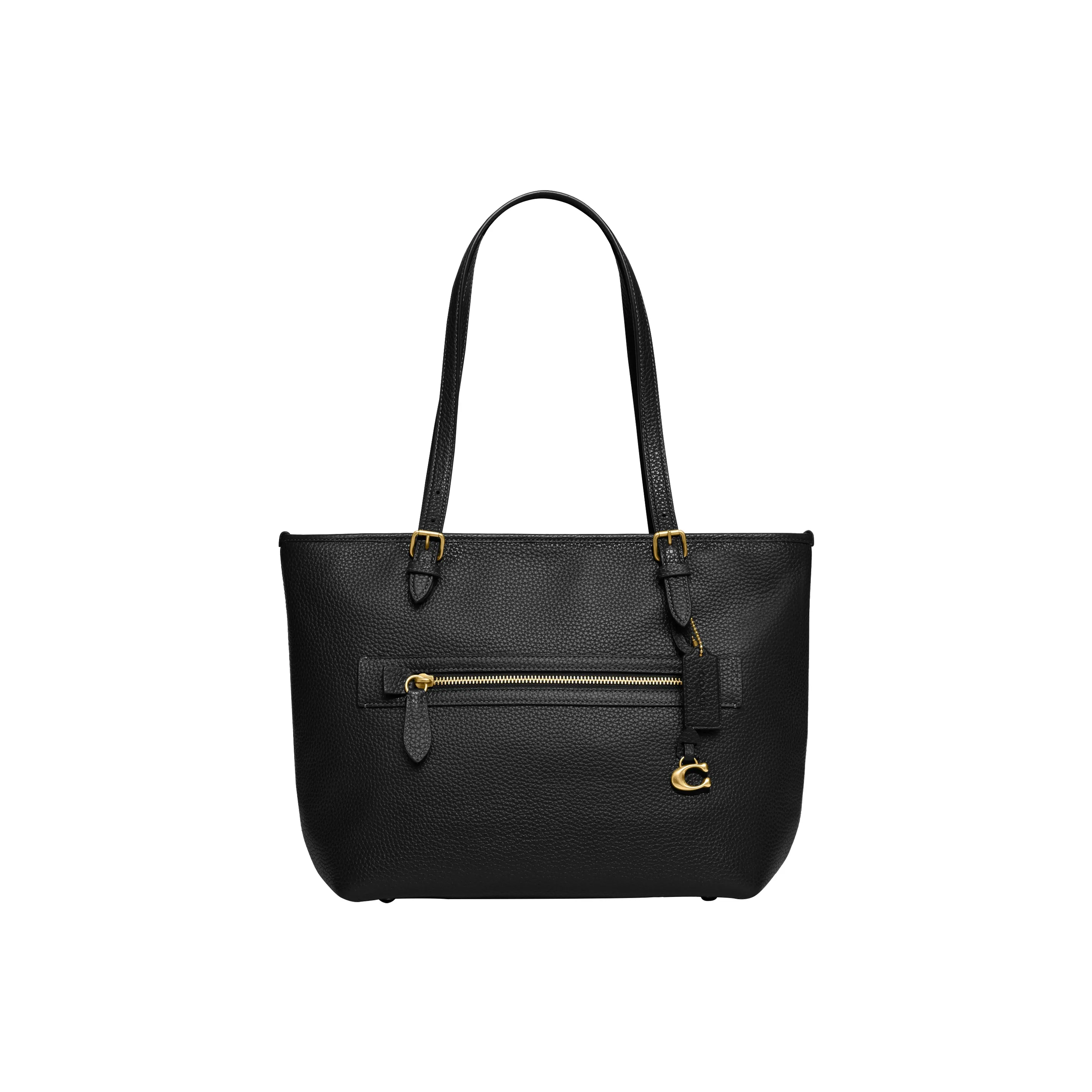 COACH Taylor GRAIN LEATHER Tote Bag Shoulder Bag Large Women's Black