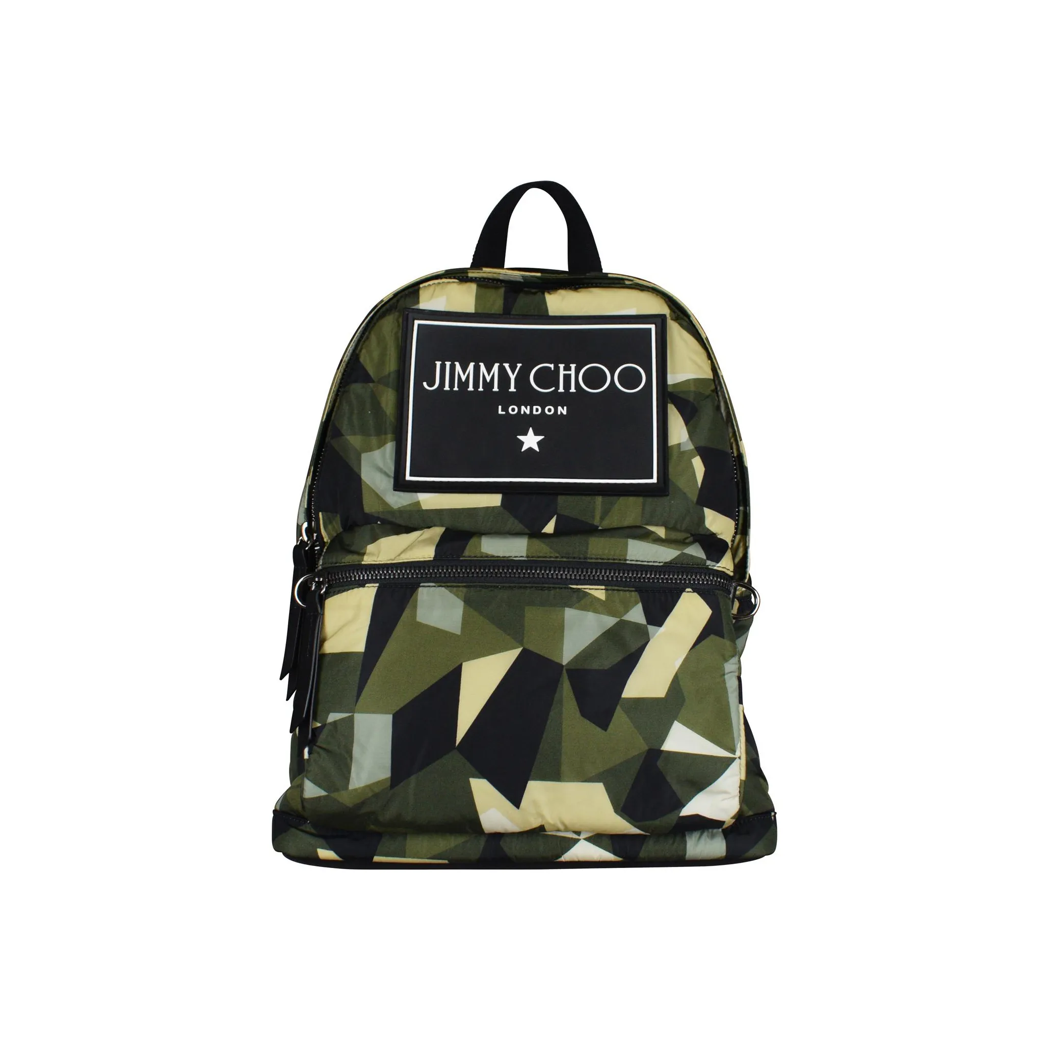 Jimmy Choo Polyester Backpack Men's Green
