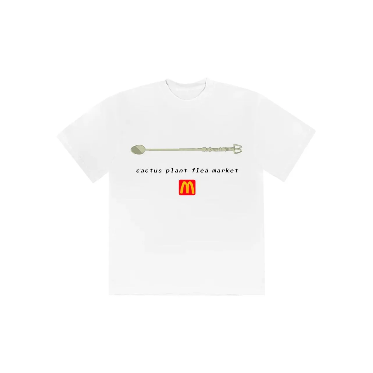 Cactus Plant Flea Market x McDonald's T-Shirt Унисекс Белый