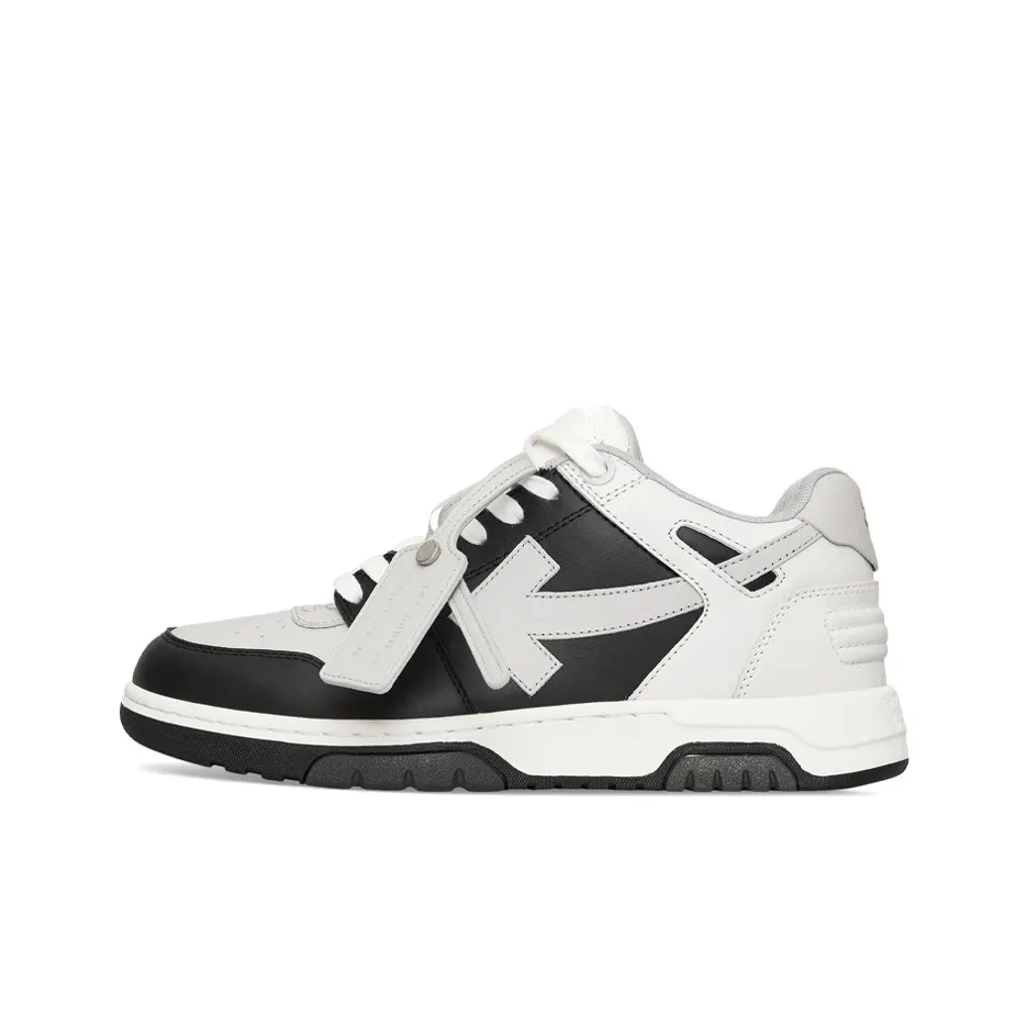 OFF WHITE Out Of Office Ooo Low Tops Light Grey Black