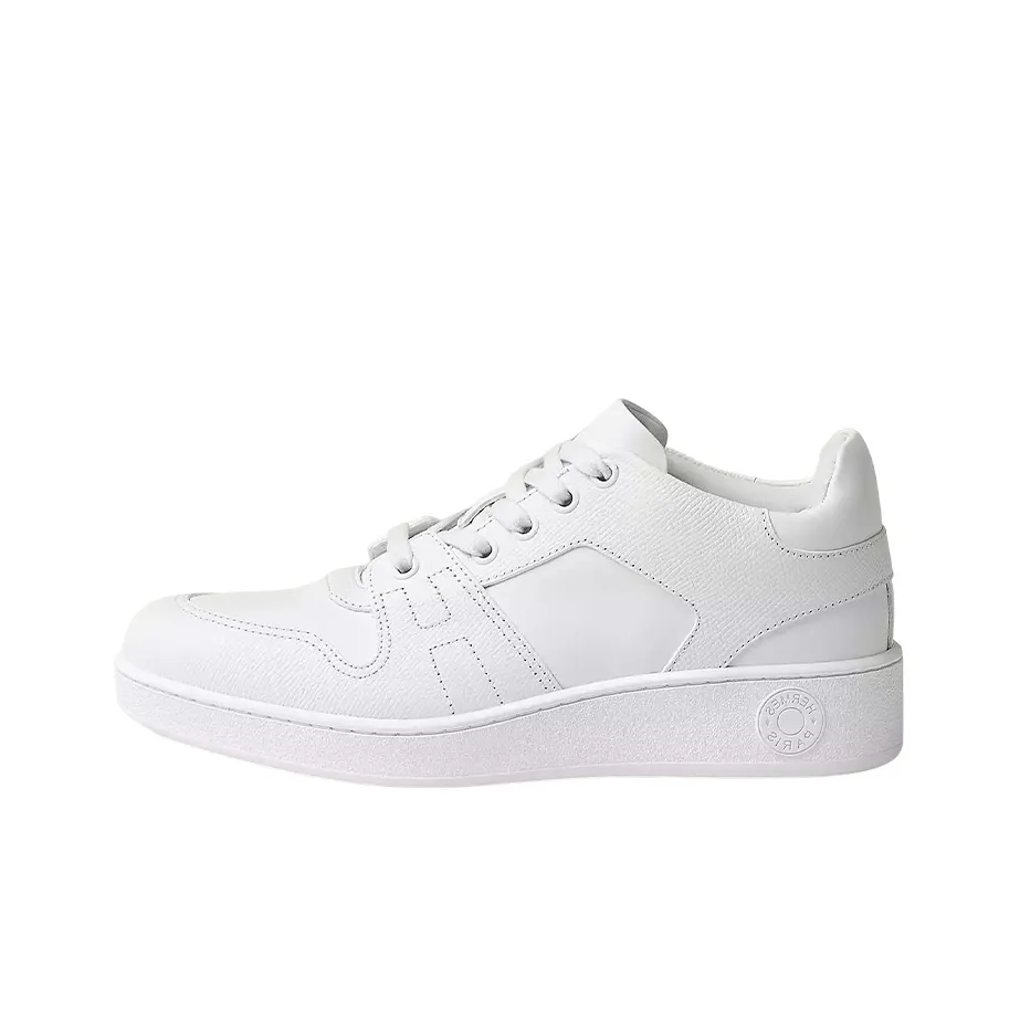 HERMES Low Top Stylish Skateboarding Shoes Women's White