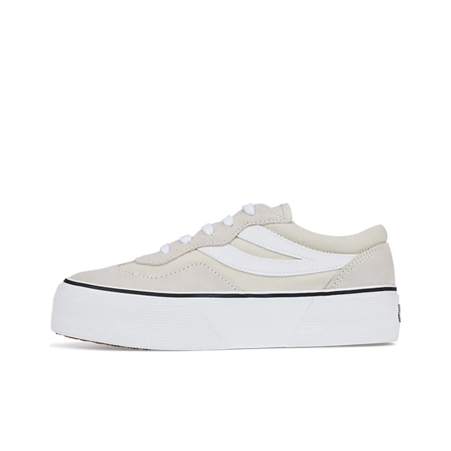 SUPERGA Skateboard Shoes Women's Low Top Gray