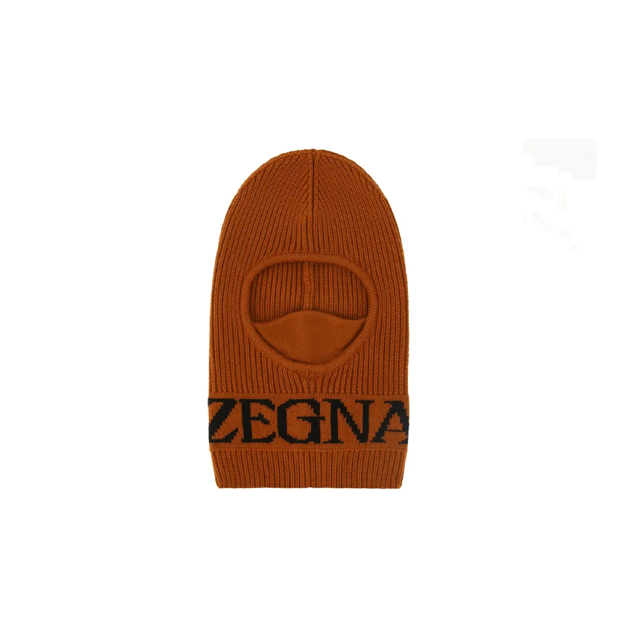 Zegna Logo Intarsia Knitted Beanie
