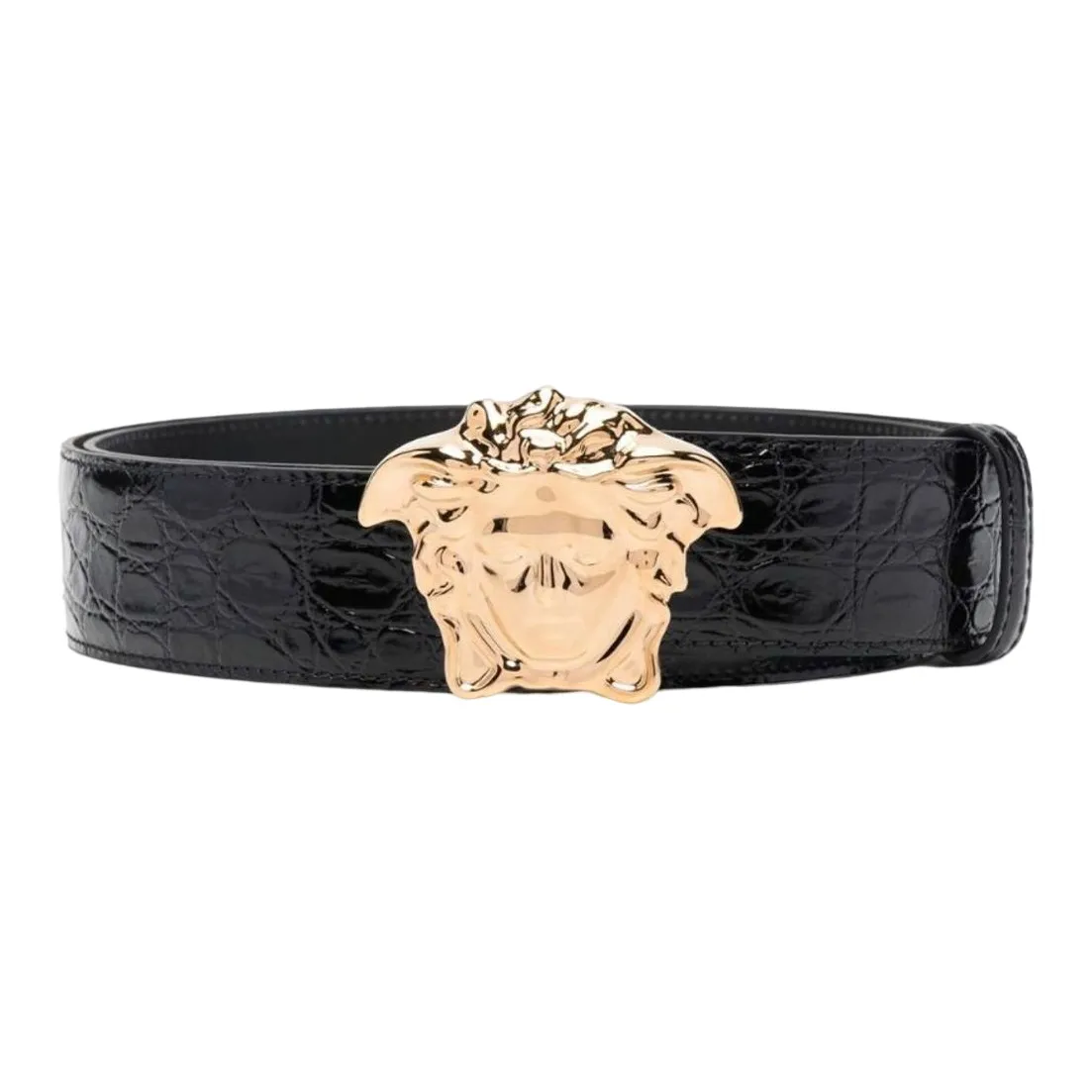 FANSIZHE Cow Leather Belts Men's Black Width  3cm