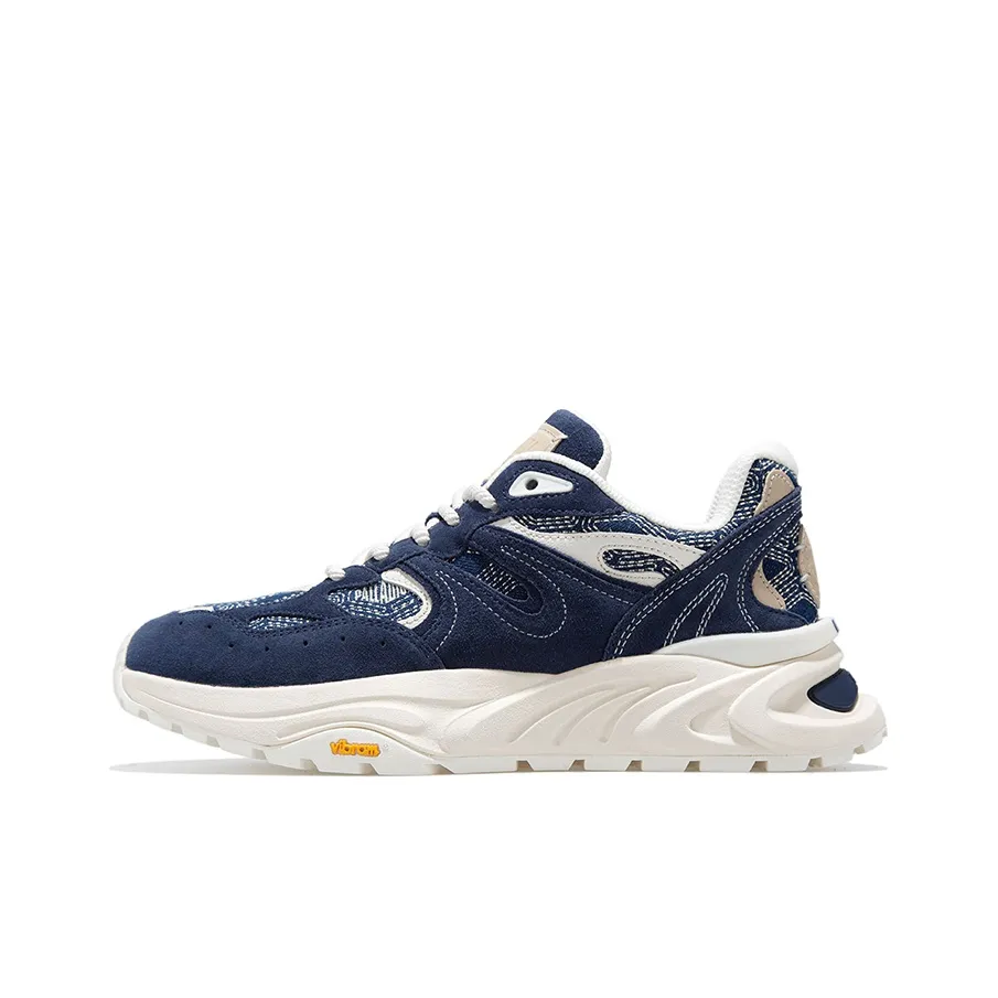 Палладий Pallavortex Jogger Ate противоскользящий устойчивый к истиранию низкий топ повседневный мужской синий и белый