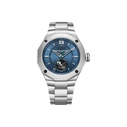 Baume & Mercier Механический Movement Мужские Часы 43mm*36,47mm*12,34mm Синий