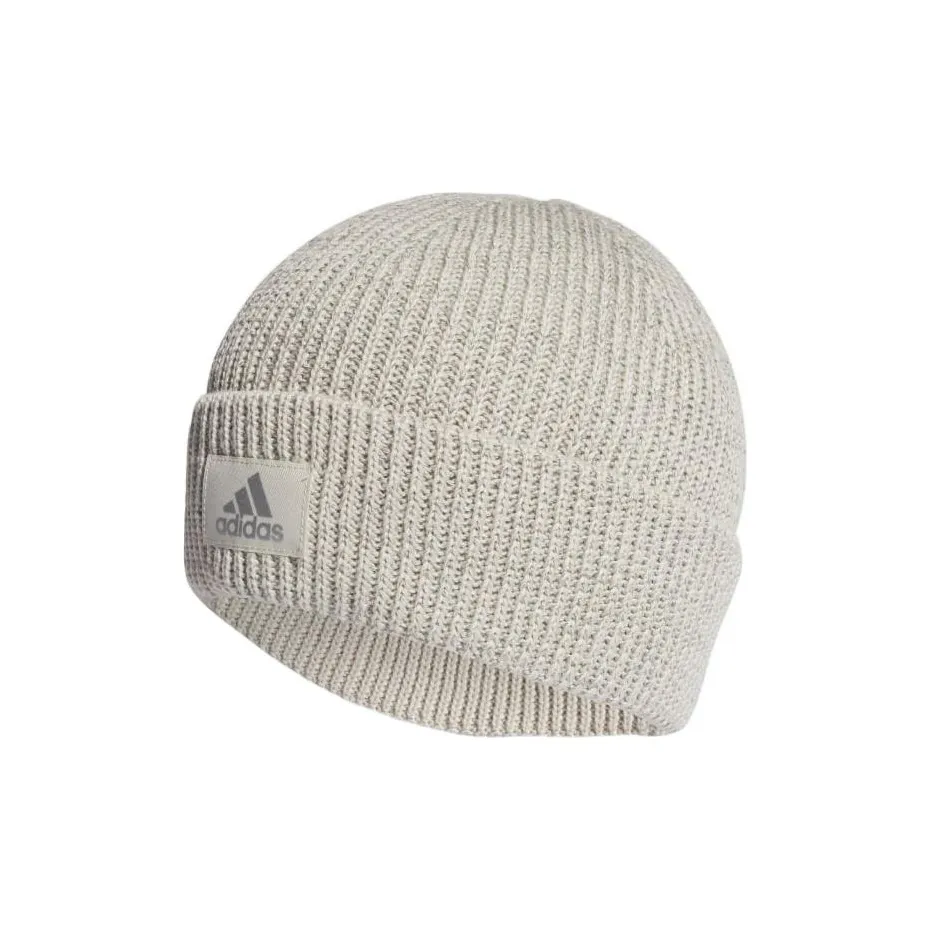 Adidas Nylon Wool Polyester Viscose Beanies Unisex Gray