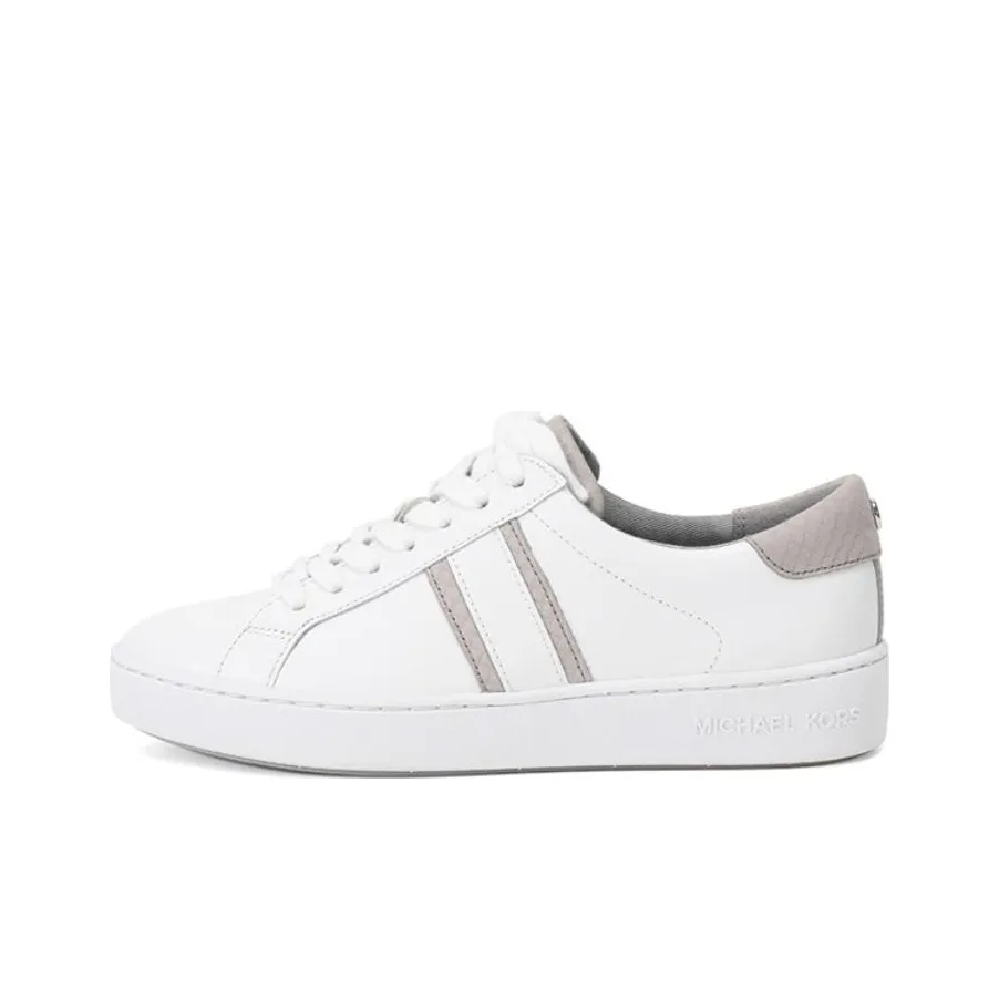 MICHAEL KORS Skateboard Shoes Women's Low-Top Gray/White