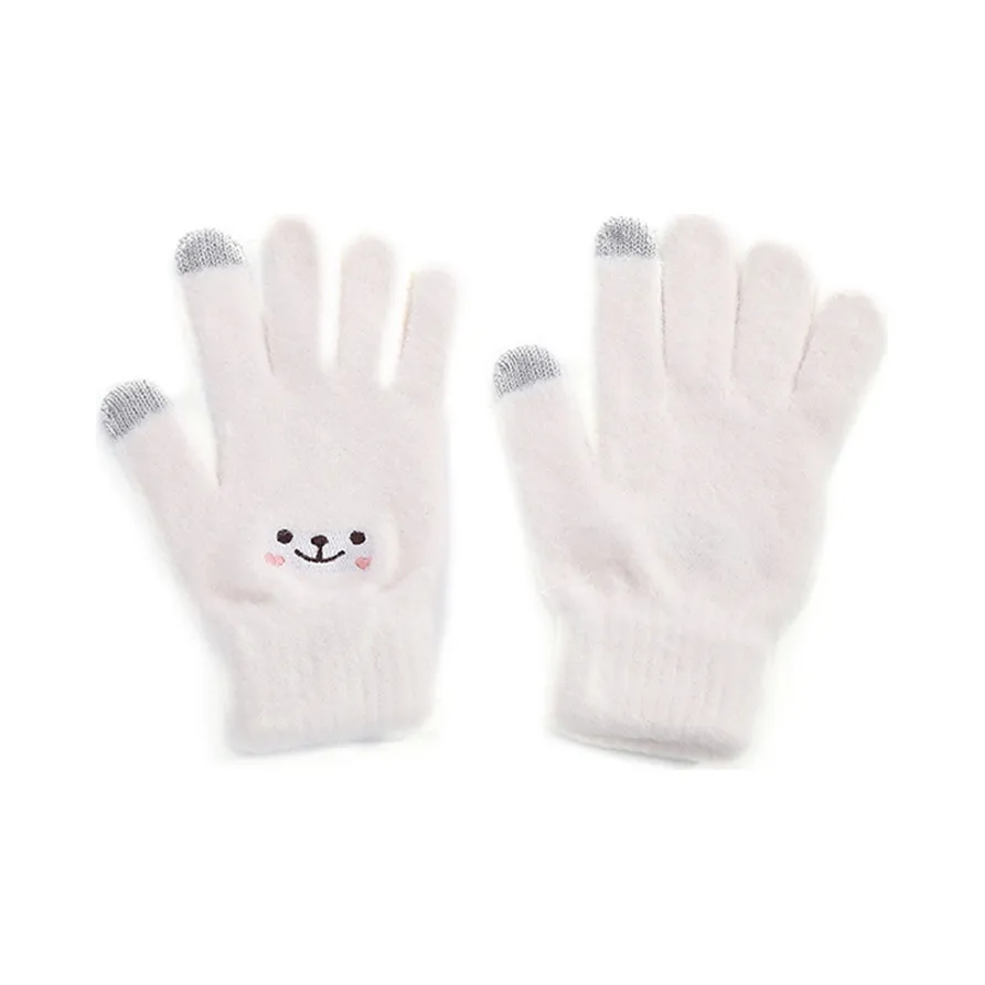 US8ACC Полиэфирный трикотаж Перчатки Женские