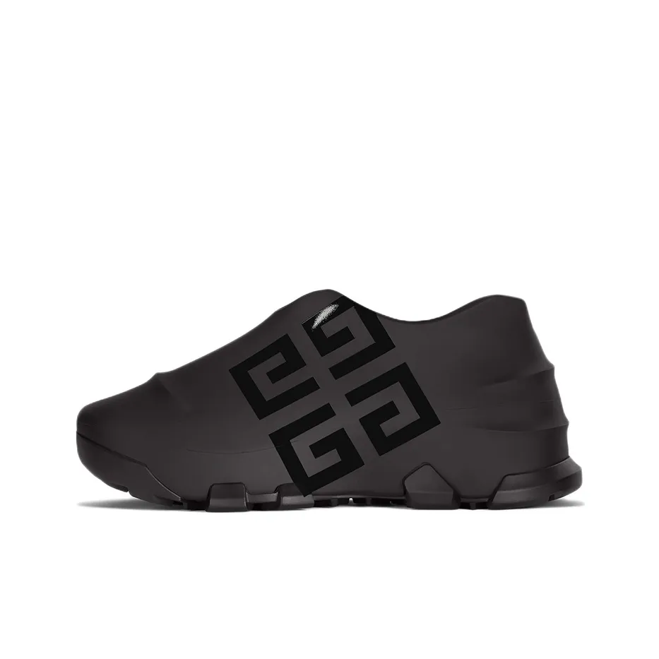 Givenchy Monumental Mallow Anti Slip Wear Resistant Low Top Sports Casual Shoes Black
