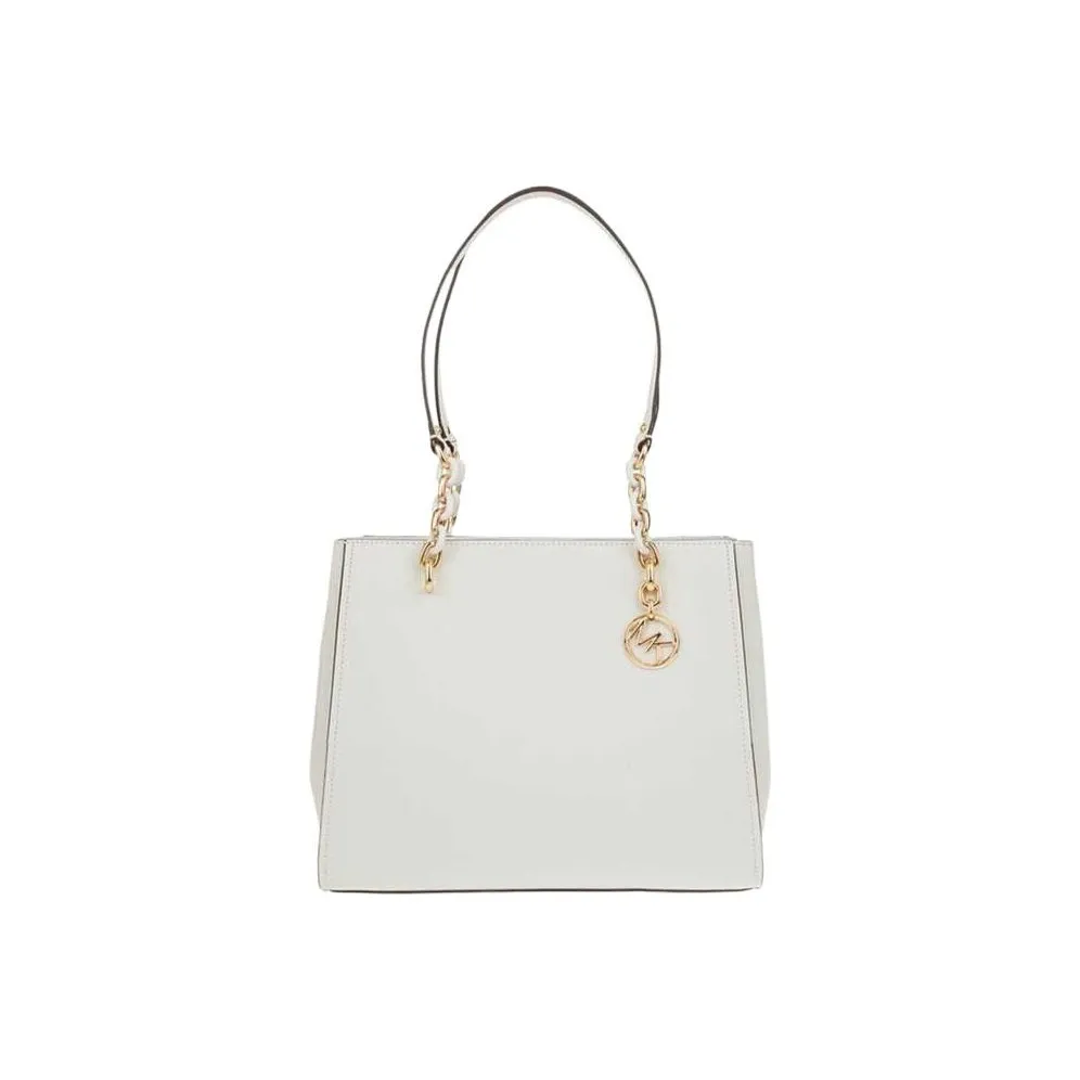 MICHAEL KORS Sofia Cow Leather Lady Dior Bag, Handbag, Shoulder Bag Women's White