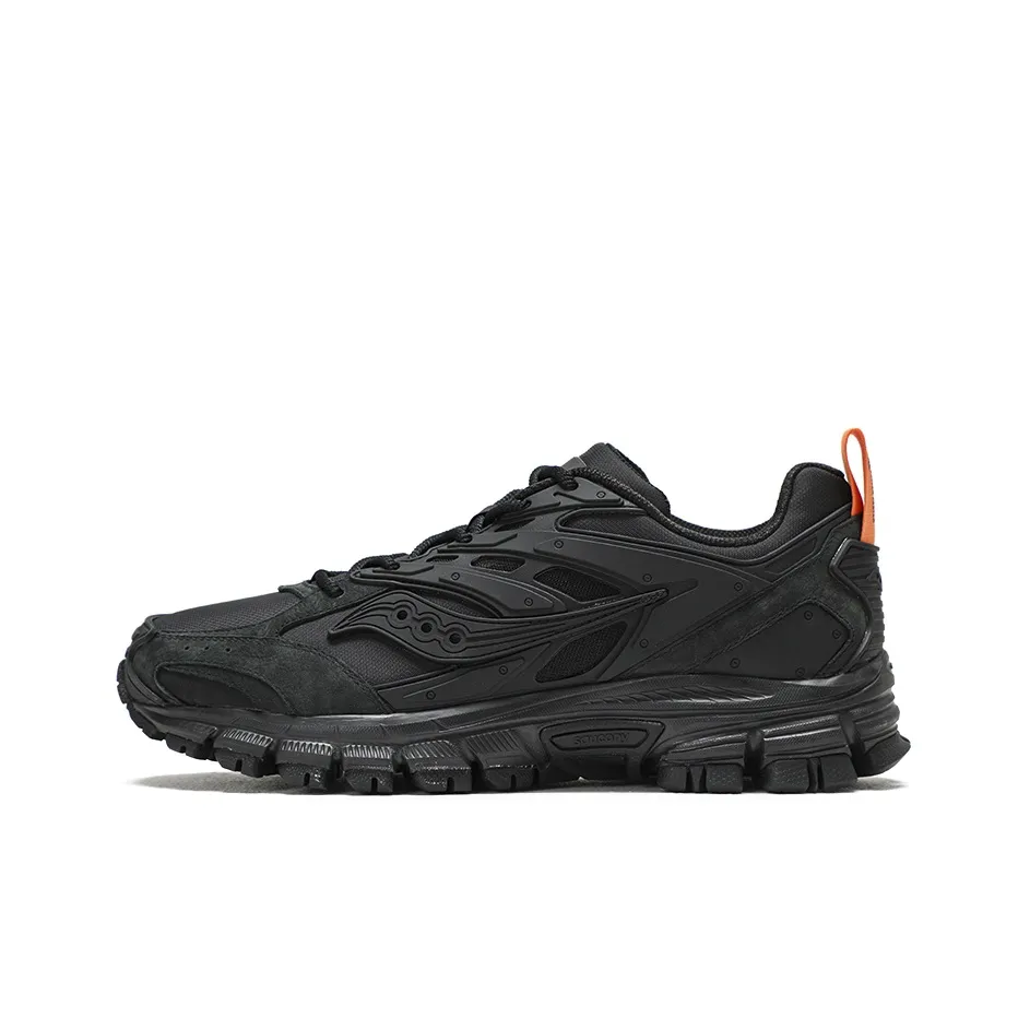 Saucony Slip Resistant, Abrasion Resistant, Breathable Low Top Casual Running Shoes Unisex Black