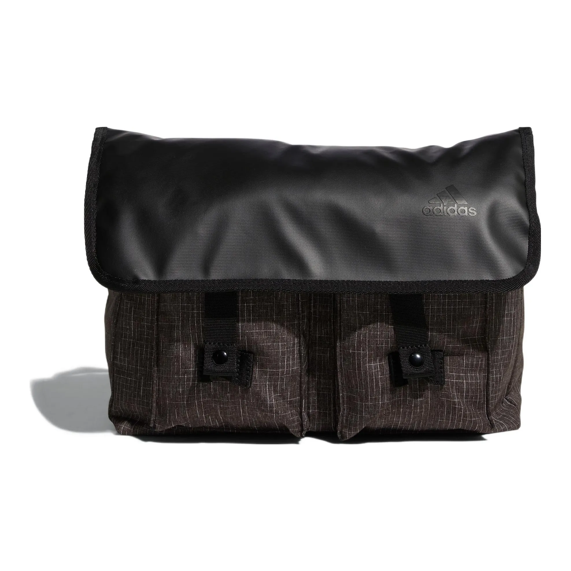 Adidas Переработанный полиэстер Курьерская сумка Сумка через плечо Стандартная Унисекс Черная
