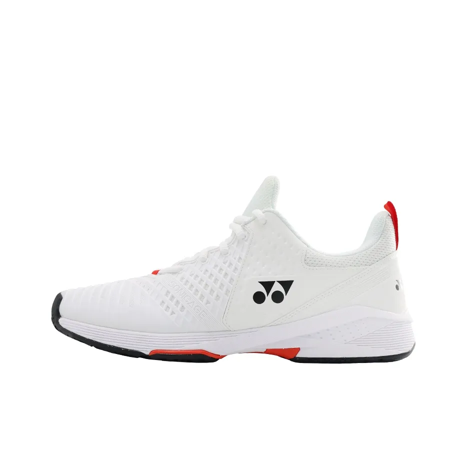 YONEX S3 Collection Coverage Rebound Low Top Tennis Shoes Unisex White Red