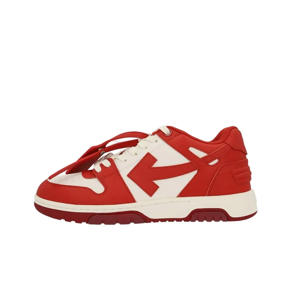 OFF WHITE Out Of Office Low Top Sneakers 'Red White'