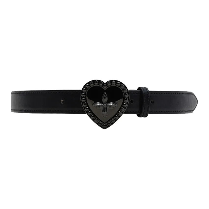 SMFK SMFK X Wonderland Silent Heart Vintage Leather Belts Women's