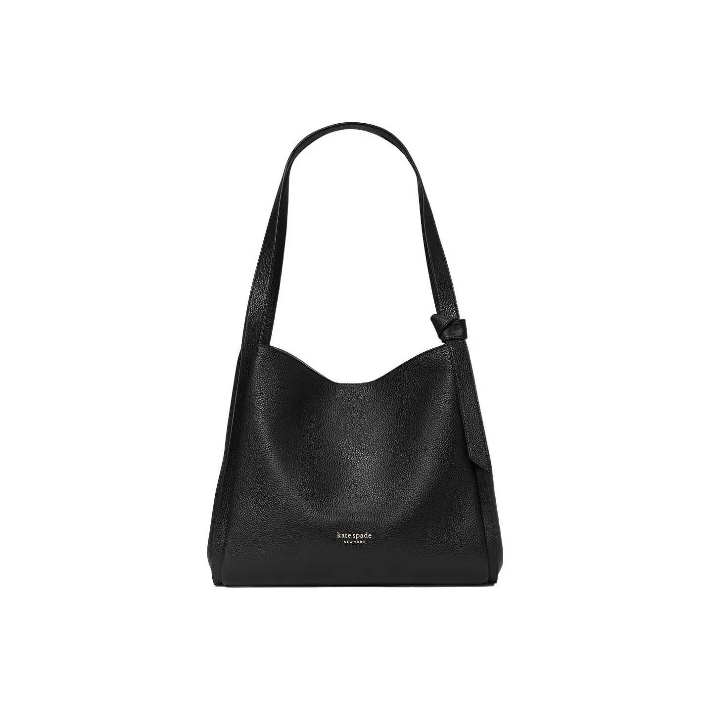 Kate Spade Knott Cow Leather Handbag Shoulder Bag Women's Black