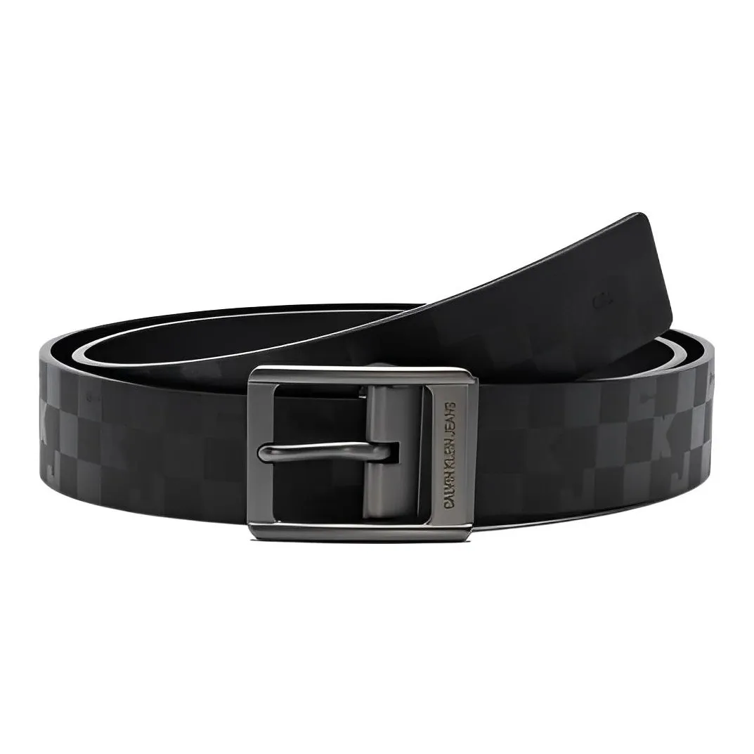 CALVIN KLEIN Cow Leather Belts Men's Width 3.8cm