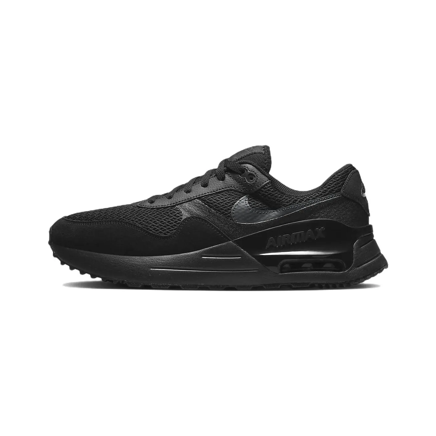 Nike Air Max SYSTM Low Топ Кэжуал Мужской Черный