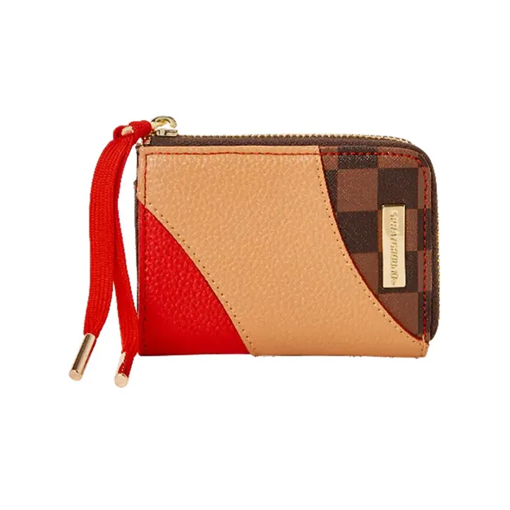 SPRAYGROUND ПВХ держатель для карт кошелек унисекс коричневый