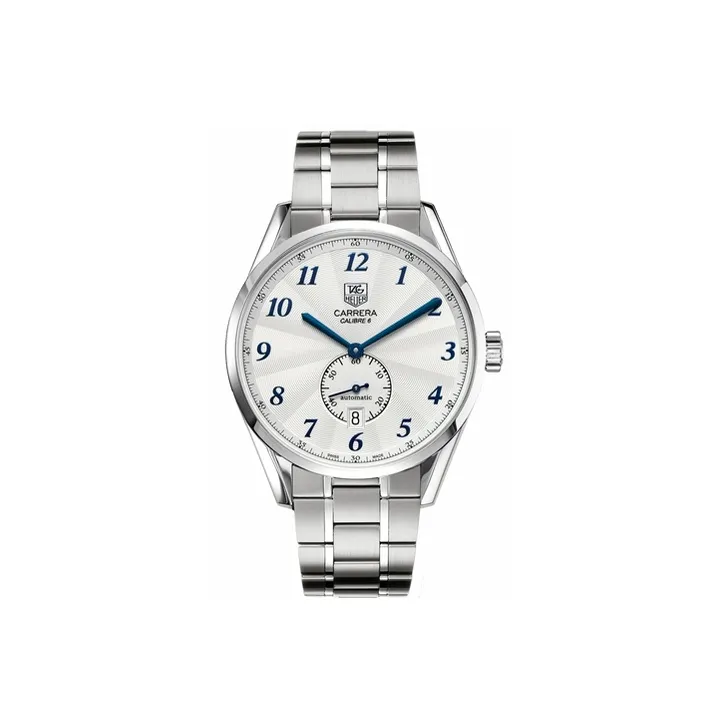 TAG HEUER Automatic Mechanical Movement Men's Watch Silver Dial Stainless Steel Case Stainless Steel Watchband
