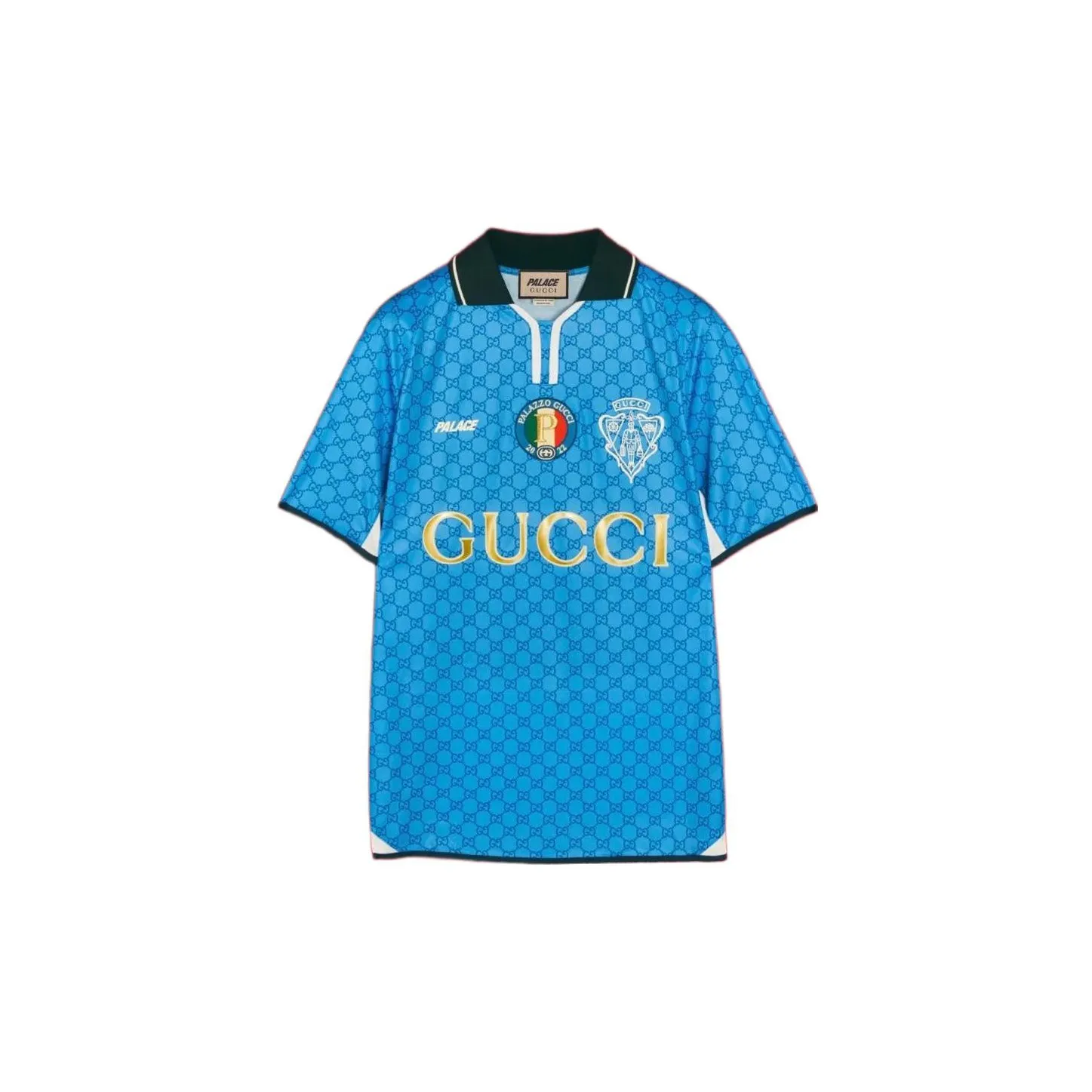GUCCI X Palace Printed Football Technical Jersey T Shirt