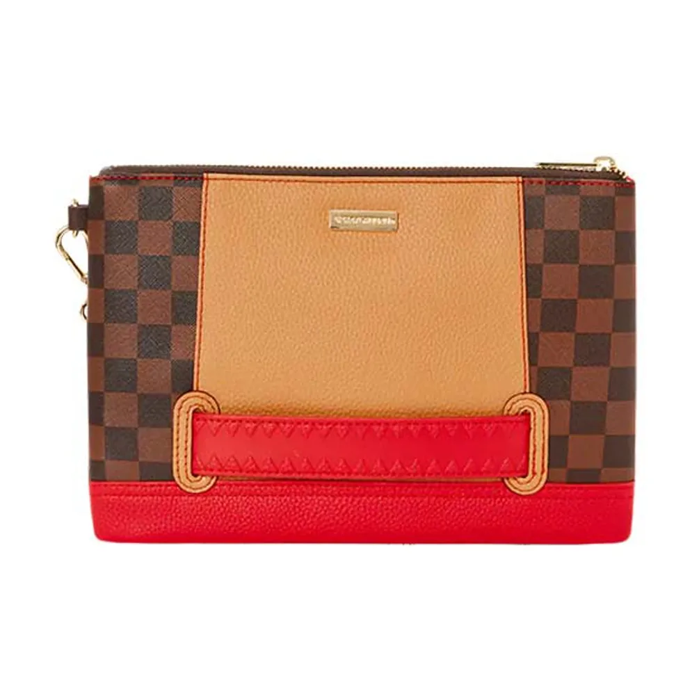 SPRAYGROUND PVC клатч стандартный унисекс коричневый