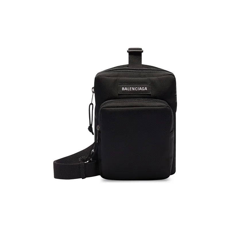 Balenciaga Explorer Polyester Messenger Bag Shoulder Bag Crossbody Bag Regular Men's Black