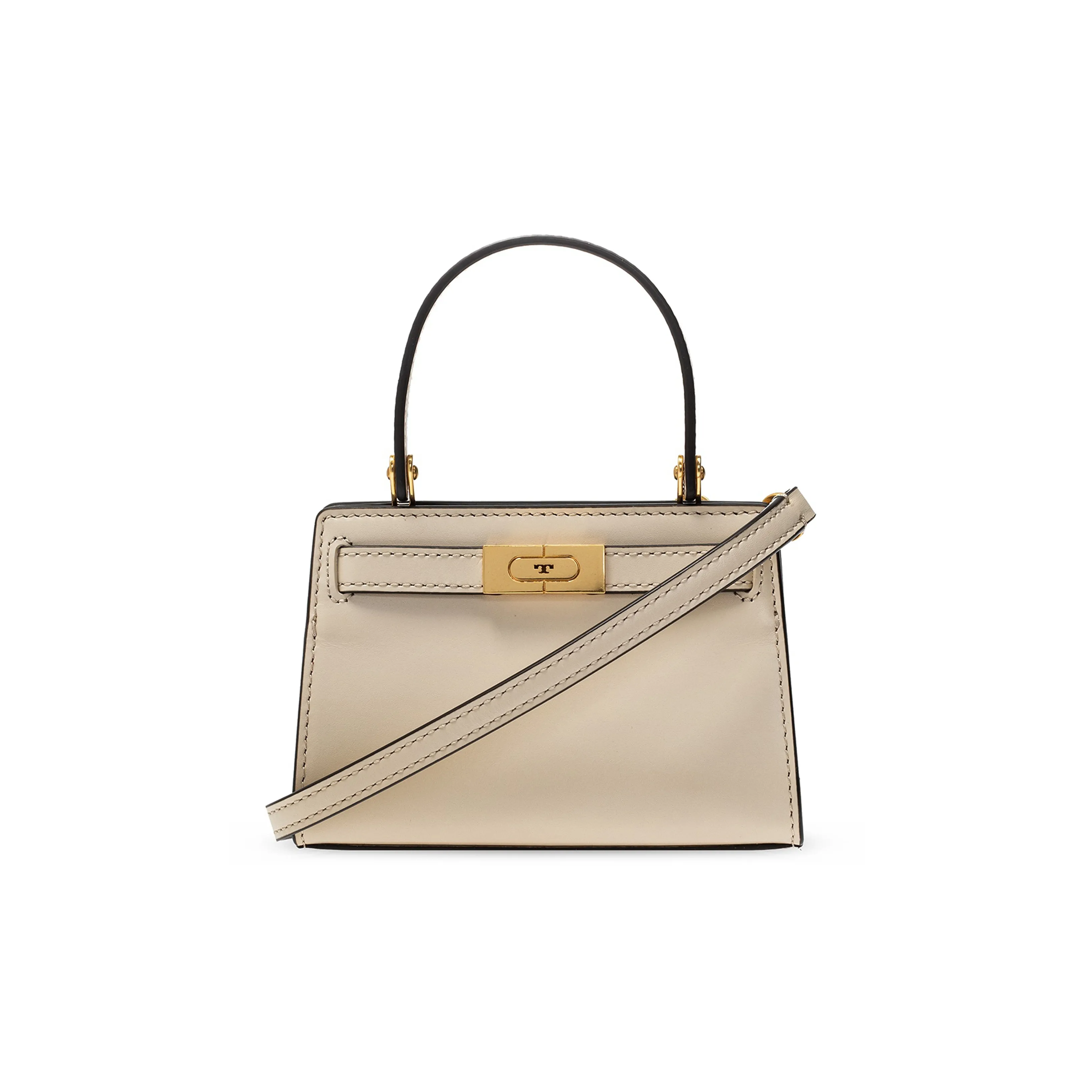 TORY BURCH Lee Radziwill Кожа Сумка через плечо Экстра Маленькая Женская Кремовая