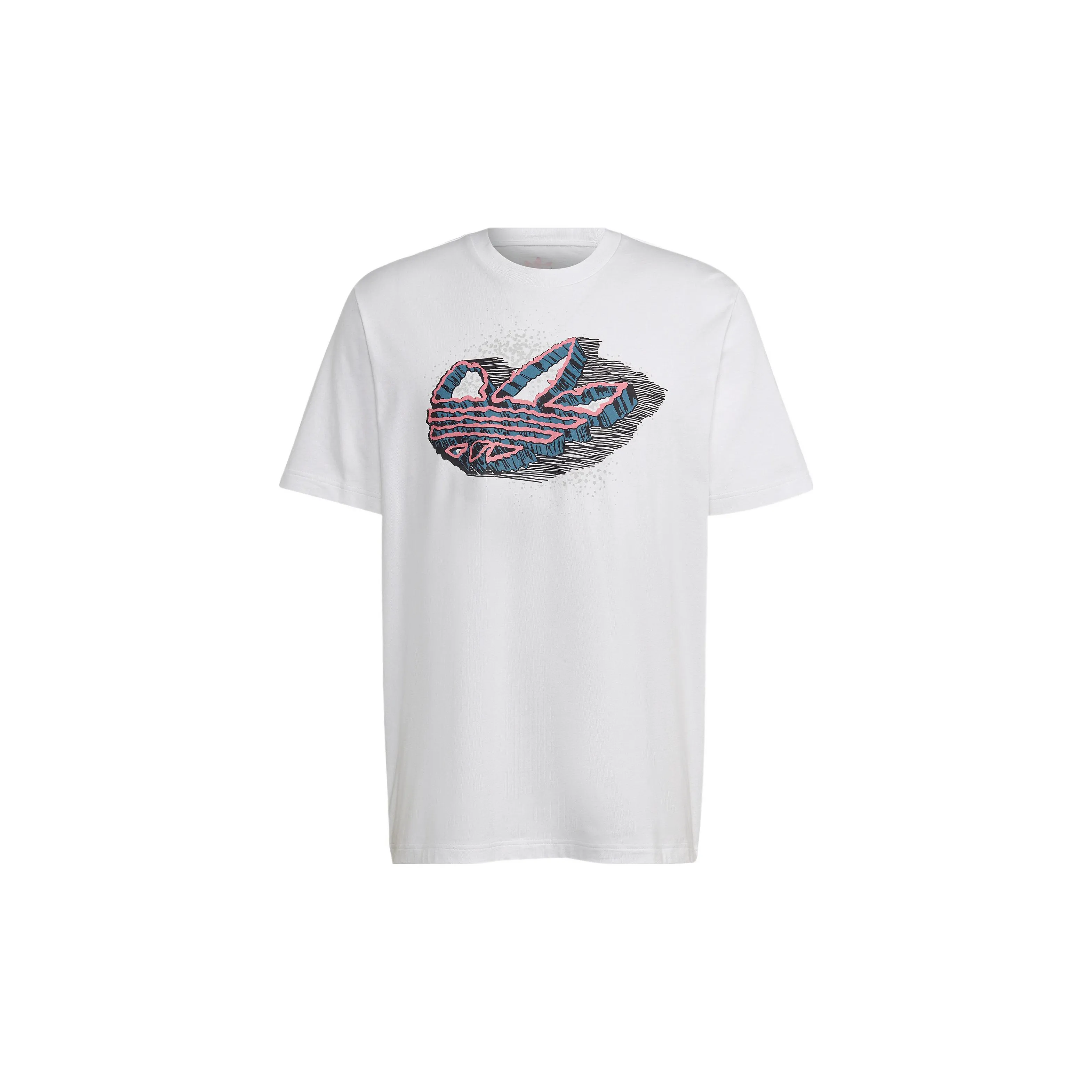 Adidas Originals REKIVE SpeedTrefoil Graphic T Рубашка Мужская Белая