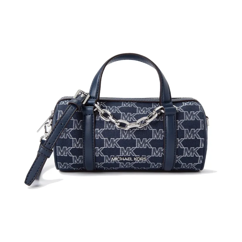 MICHAEL KORS Artificial Leather Crossbody Handbag Trumpets Women's Navy Blue