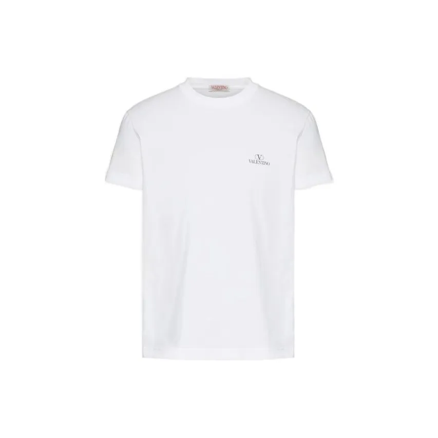 Valentino Белая Мужская T-Рубашка