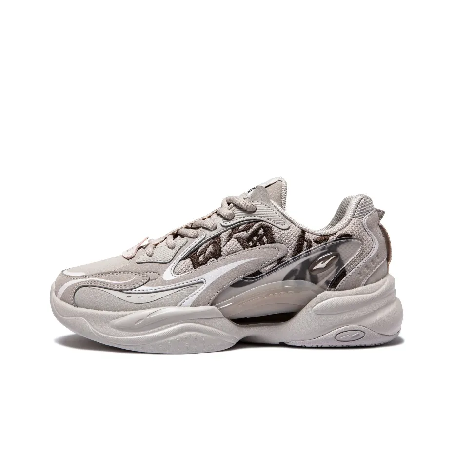 Erke Kunlun Five Elements Low-Top Running Shoes Women's Gray