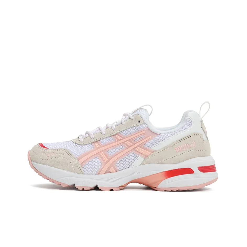 Asics Gel 1090 V2 Running Shoes Women's Low Top White/Pink