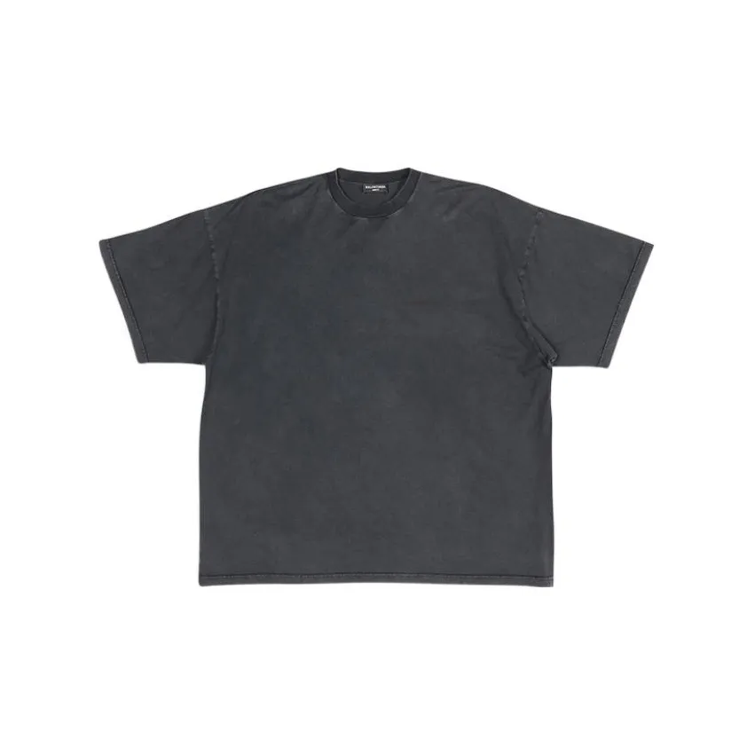 Balenciaga FW22 T-Shirt Loose Fit Men's Black Баленсиага FW22 T-Рубашка Свободного кроя Мужская Черная