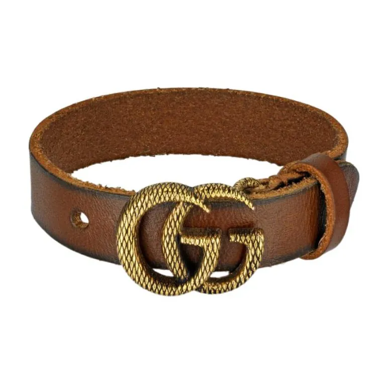 GUCCI GG Наручные повязки Коричневый Женские