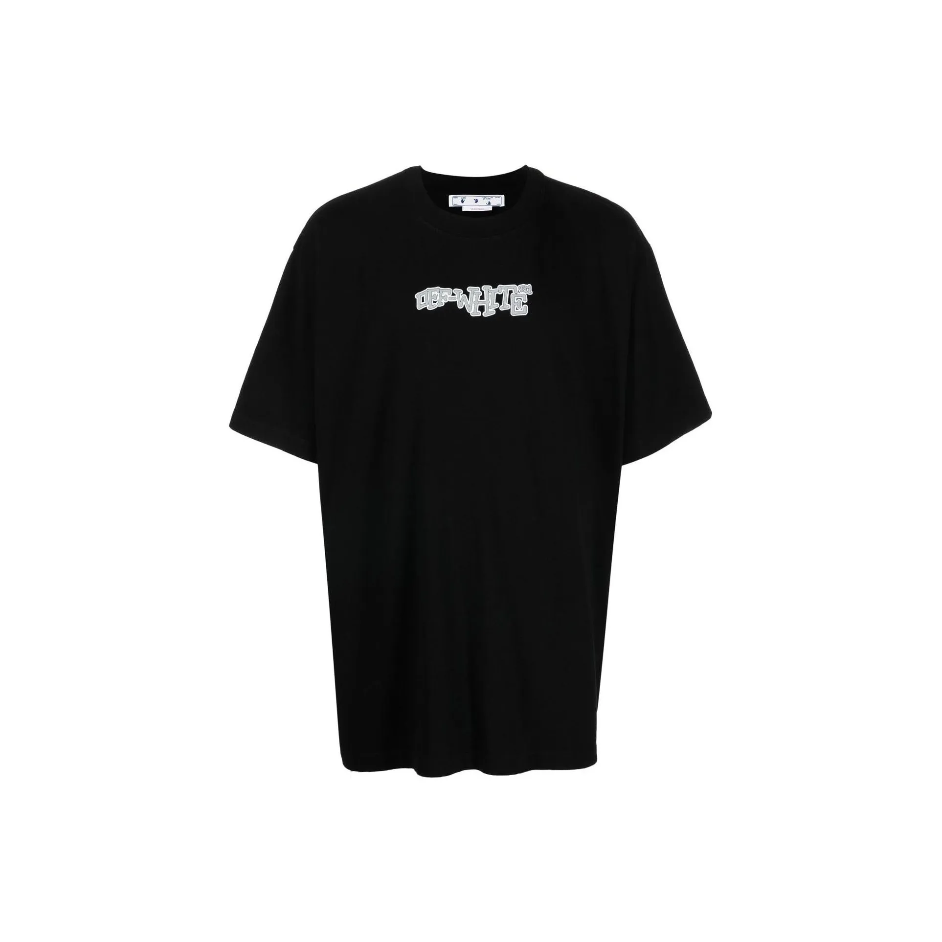 Off Белый Черный Мужские T-рубашки