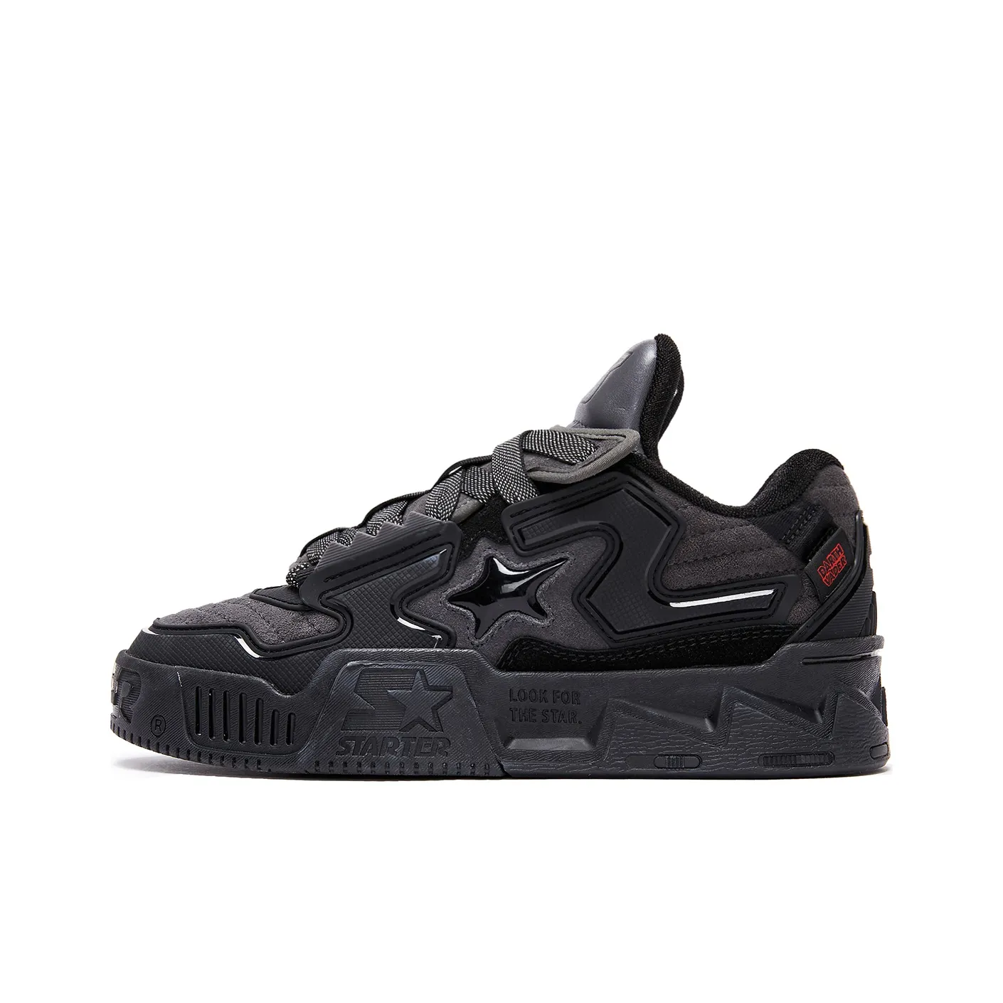 Star Wars x STARTER Vol2 Black Warrior, Puffy Shoes Low Top Skateboard Shoes Men's Black