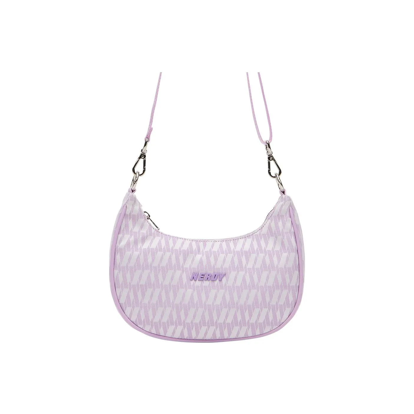 NERDY Acrylic Shoulder Bag, Portable Crossbody Bag Regular Women's Purple