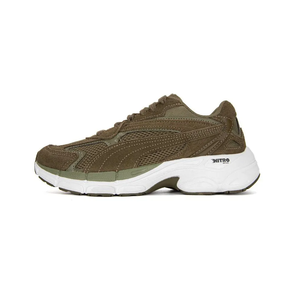 PUMA Teveris Nitro Low Топ Casual · Унисекс Оливково-зеленый