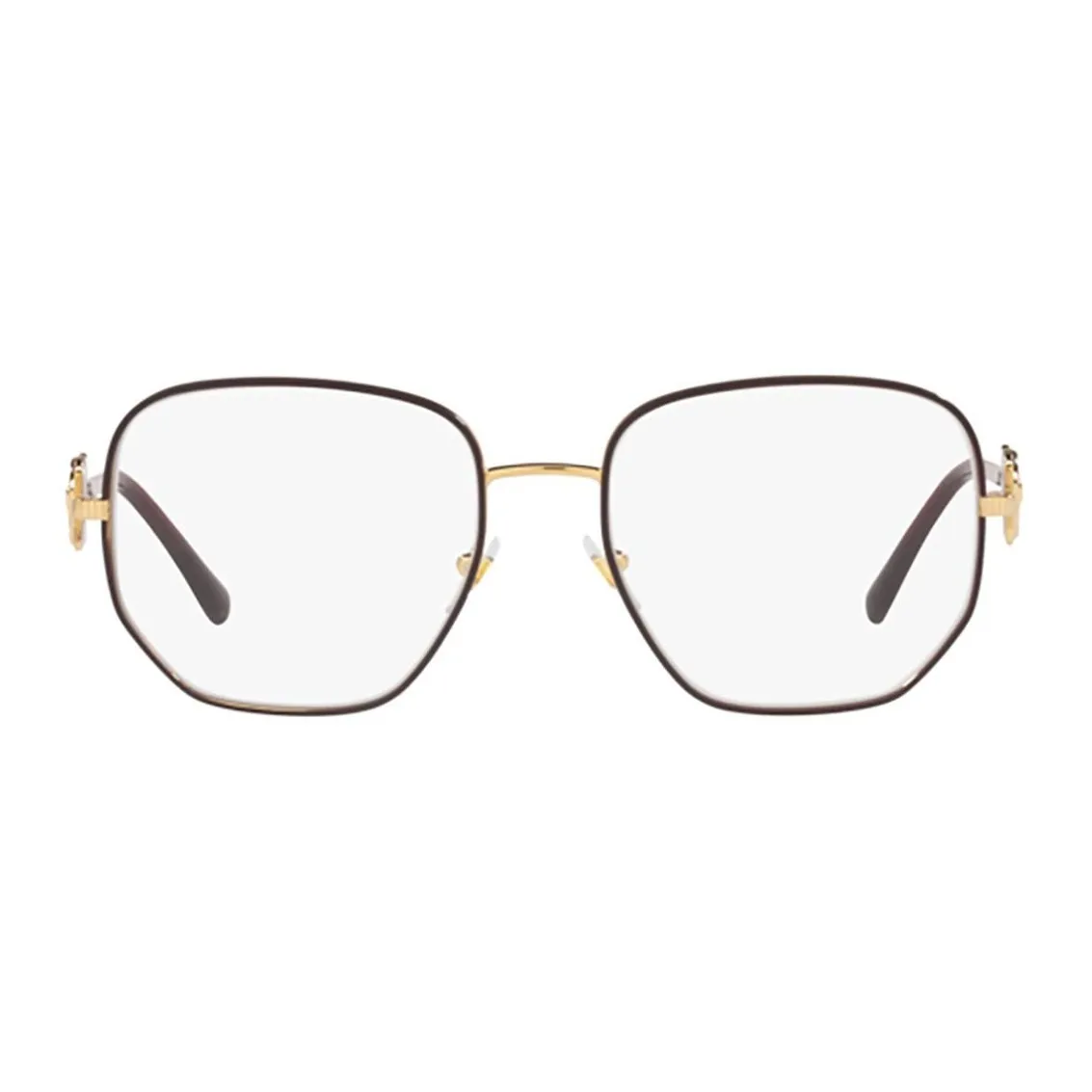 VERSACE Очки с диоптриями Золотые Женские