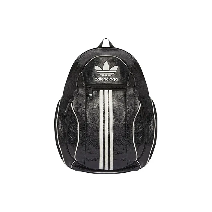 canvas logo-print crossbody bag Schwarz