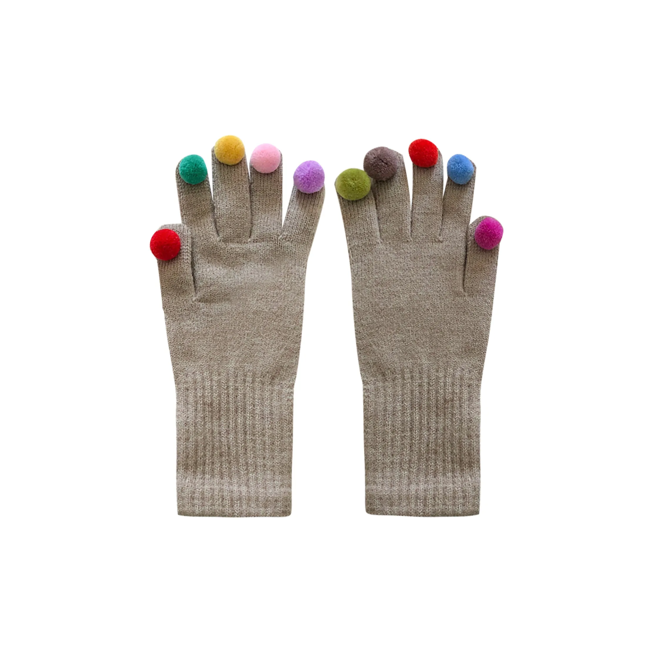 CMFY Хлопок полиэстер вязаные перчатки женские