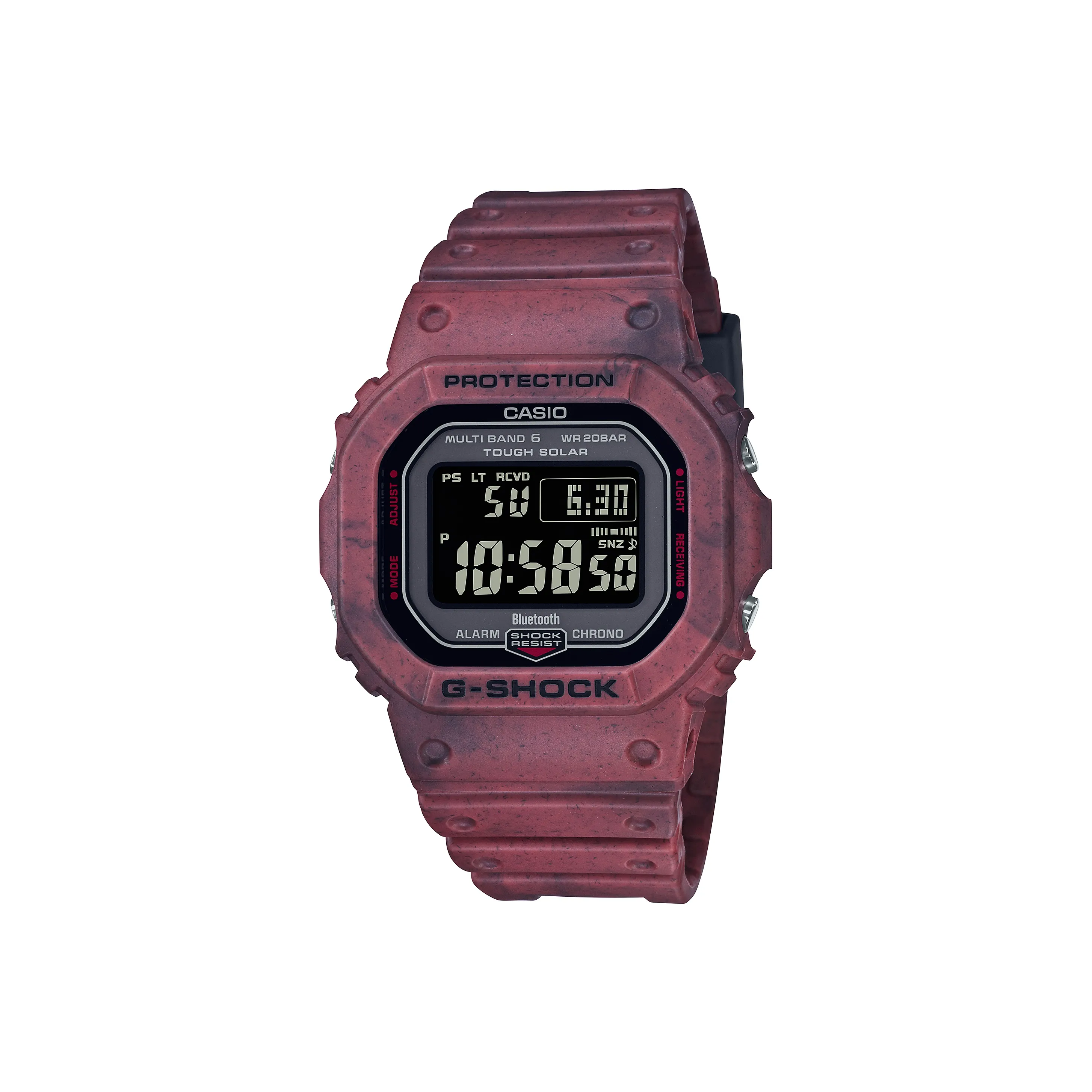 CASIO DIGITAL Collection B5600 Блок Кварцевый механизм Смола Ремешок Часы Мужские Черный Циферблат GW B5600SL 4PR