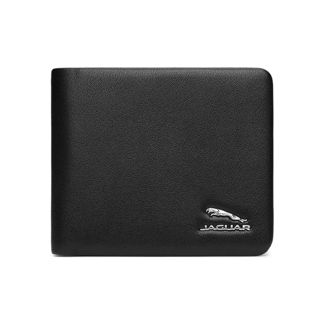JAGUAR Кошелек из коровьей кожи держатель для чеков кошелек стандартный мужской черный