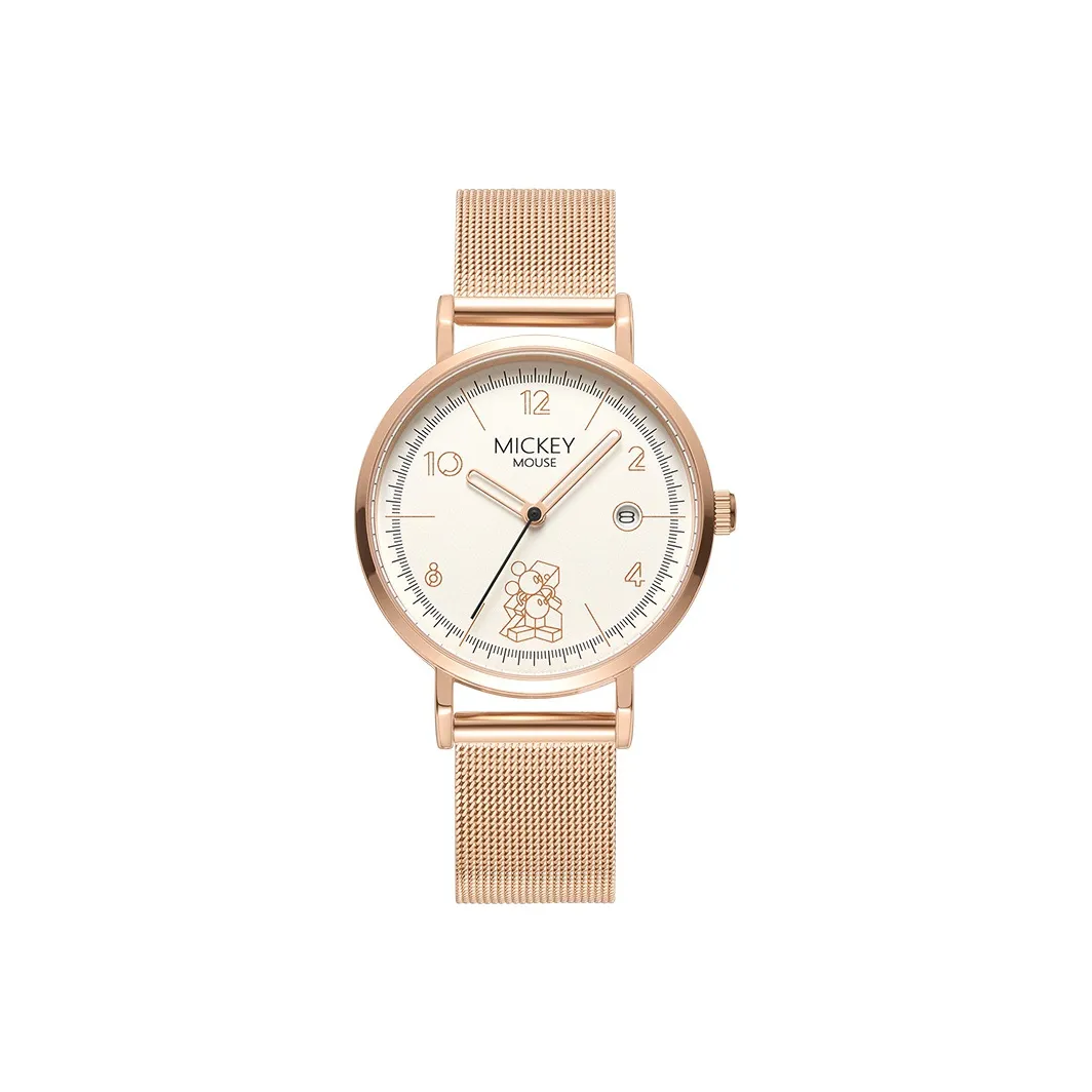 Disney Mickey Series Кварцевый механизм механизм сплав ремешок часы женский циферблат белый