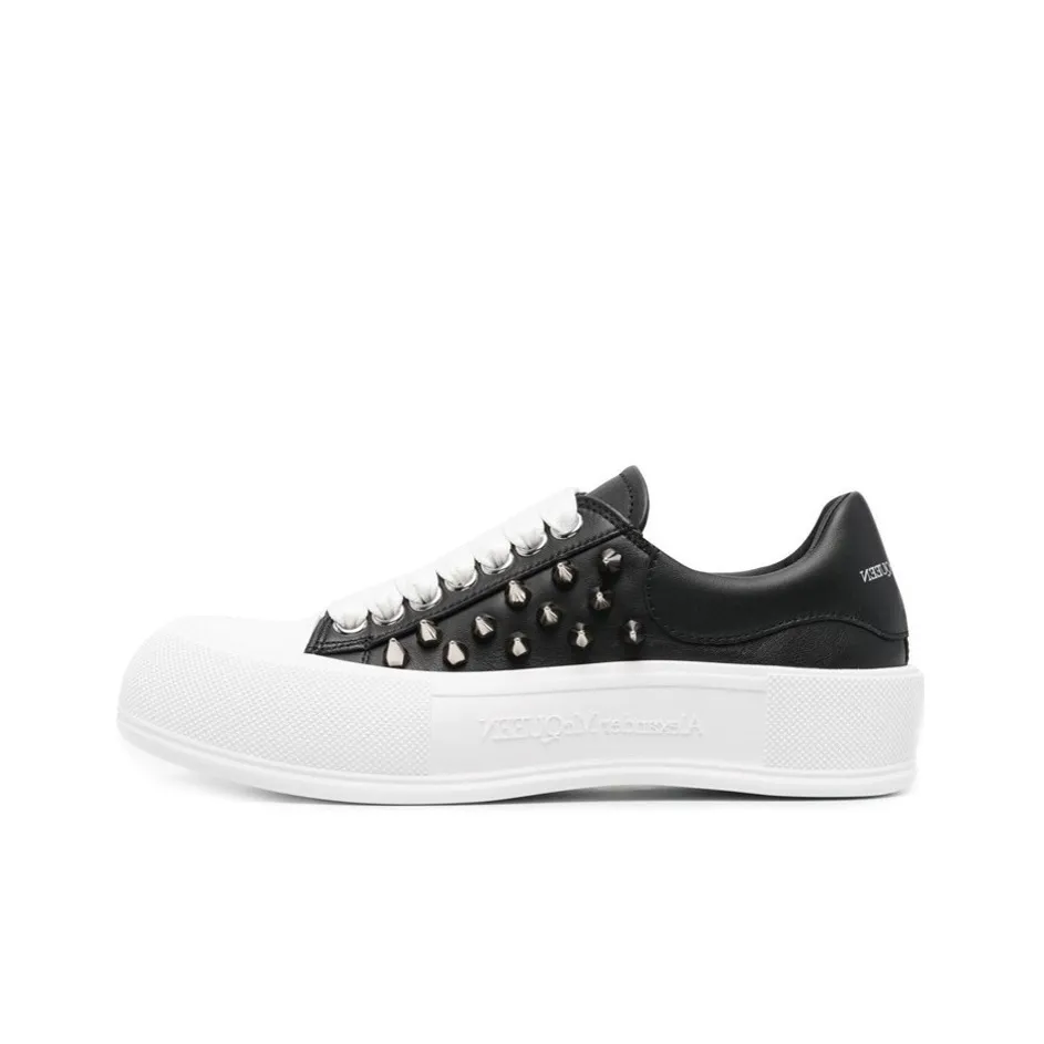 Alexander McQueen Deck Spike Stud Lace Up Sneakers Women's