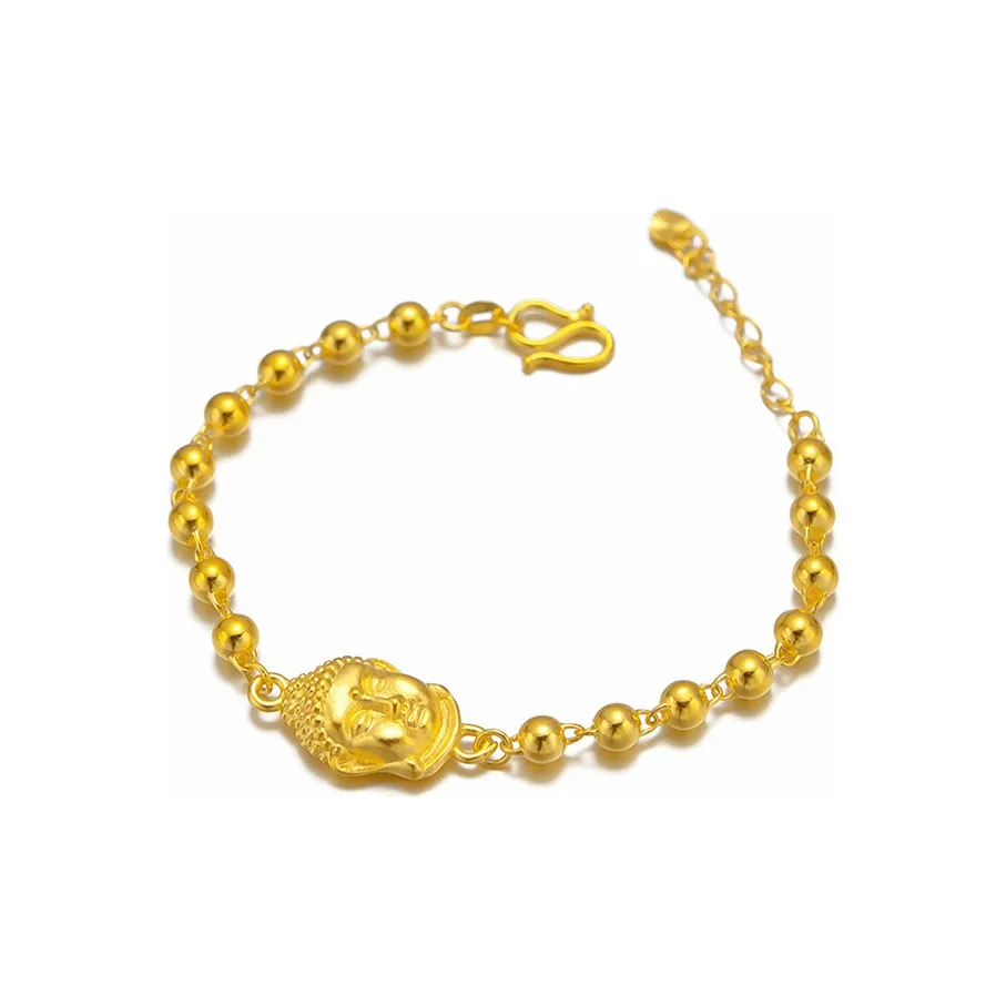 MUYAN Сплав Браслет с бусиной удачи голова Будды женский