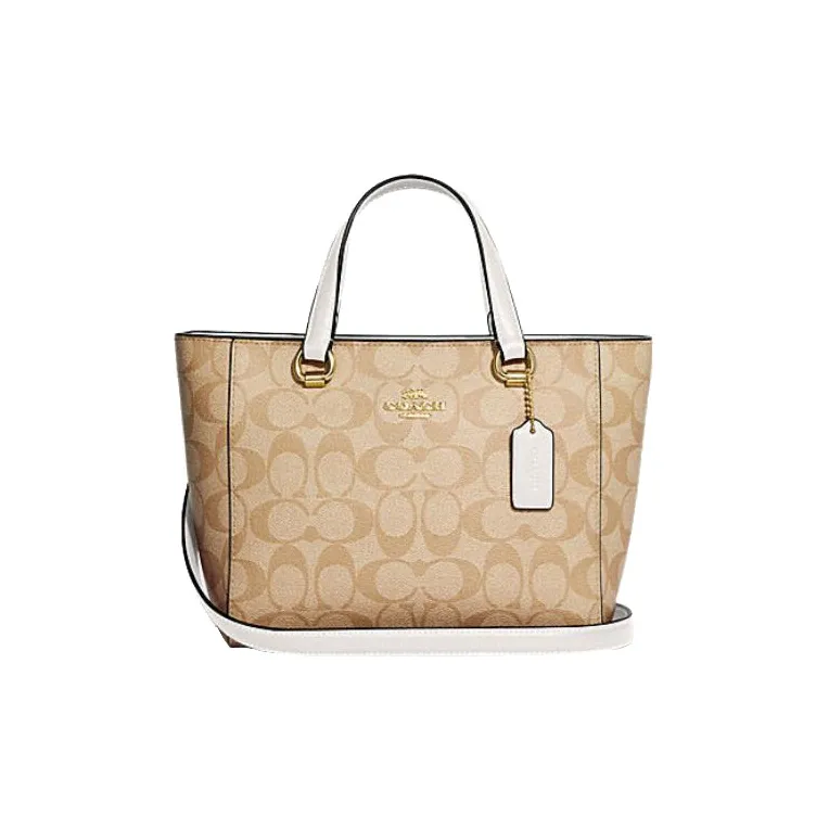 COACH Alice Кожа Сумка через плечо Сумка Маленькая Женская Светло-Коричневая