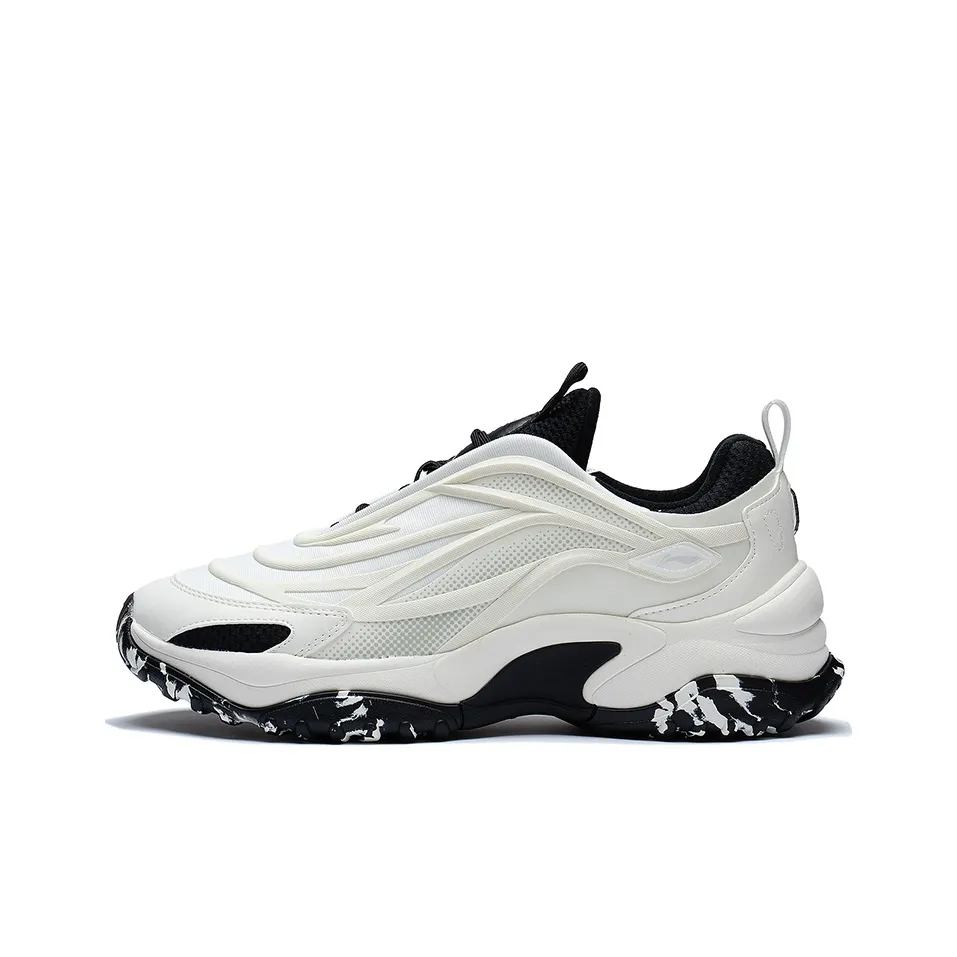 LiNing Aurora WindWalker V2 Low-Top Sports Casual Shoes Men's White Black